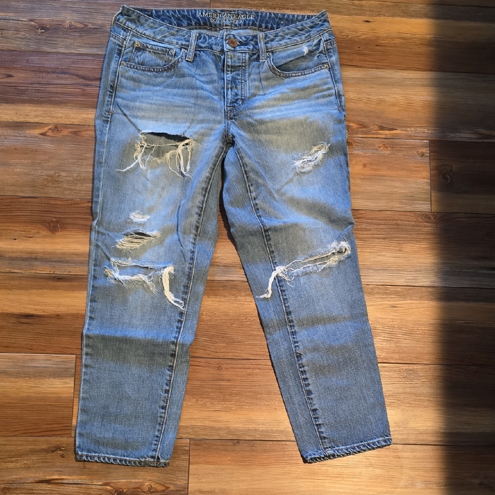 American Eagle Outfitters Boy Crop Denim Jeans